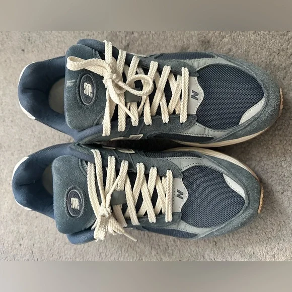 New Balance Men's Sneakers - Blue, Gray, Green - Picture 11 of 12